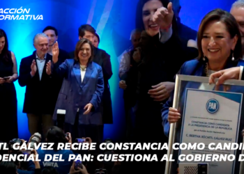 Xóchitl Gálvez Recibe Constancia como Candidata Presidencial del PAN: Cuestiona al Gobierno de AMLO
