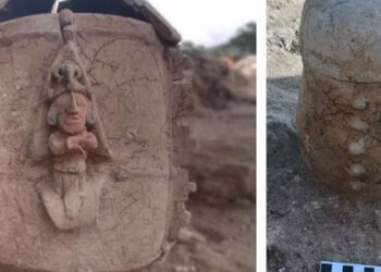 Tren Maya: Encuentran urna funeraria con imagen del dios del maíz