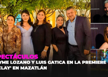 Karyme Lozano y Luis Gatica en la Premiere de ‘Clay’ en Mazatlán