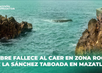 Hombre fallece al caer en zona rocosa de la Sánchez Taboada en Mazatlán