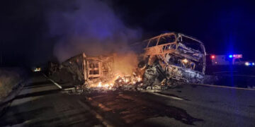 Sube a 22 cifra de muertos por accidente en autopista Mazatlán-Culiacán, Sinaloa