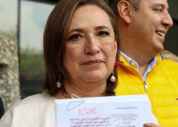 Xóchitl Gálvez interpone denuncia por presuntos ‘moches’ de Notimex para campaña de Sheinbaum