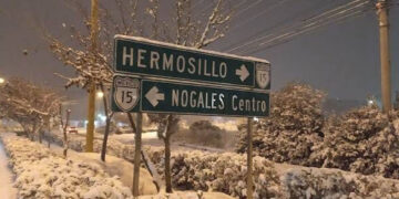 Se Congela Sonora con Temperaturas de hasta -12 °C y Cierre de Carreteras por Nieve