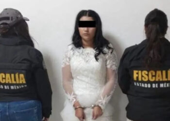 Detienen a presunta extorsionadora el día de su boda en el Edomex