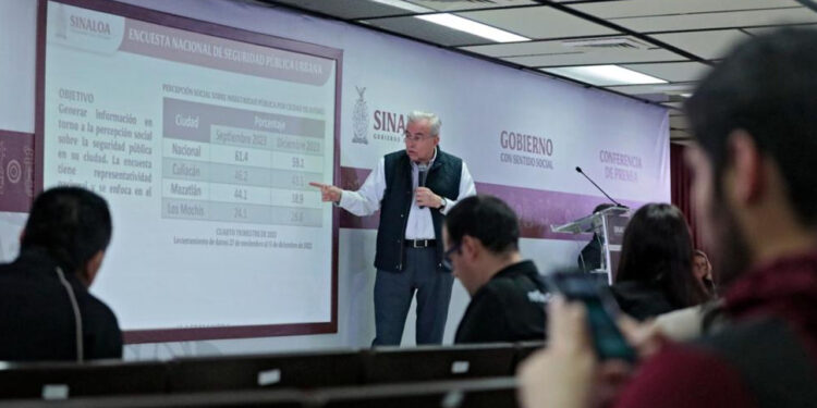 Cifras de seguridad en Sinaloa se mantienen estables: Rocha Moya