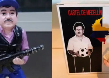China factura con muñecos de mil 700 pesos de El Chapo, Ovidio, Escobar