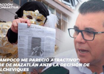 “A mí tampoco me pareció atractivo”: alcalde de Mazatlán ante la decisión de los bolcheviques