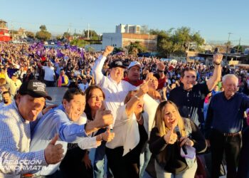 Más de 10 mil personas en el cierre de precampaña de Memo Romero