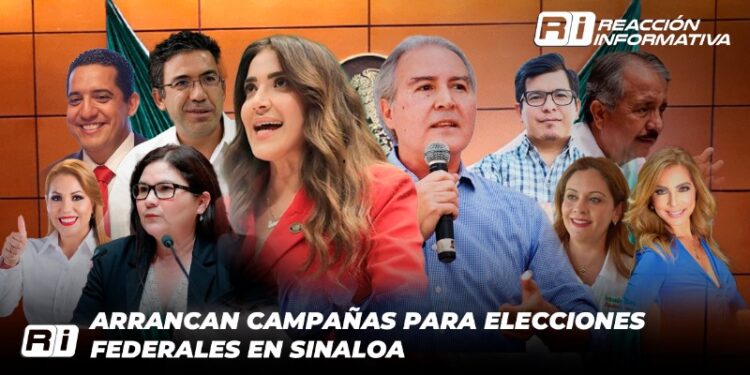 Diez candidatos a Senadores arrancan hoy campañas en Sinaloa