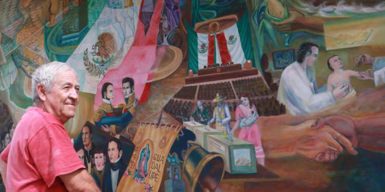 Restauran mural “Visualización de Hidalgo al tercer Milenio” después de más 5 años