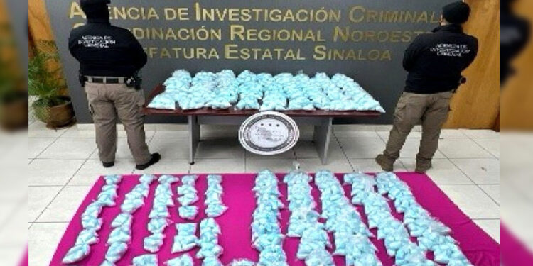 Lo detienen en un retén; transportaba más de un millón de pastillas de fentanilo en Culiacán