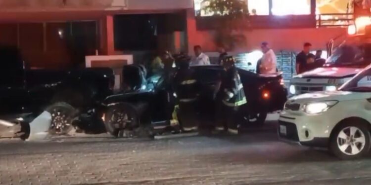 Carambola en Lomas de Mazatlán deja varios heridos por conductor bajo influencia del alcohol