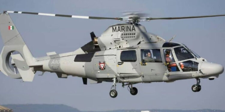 Se desploma helicóptero de la Marina; hay 3 muertos y 2 desaparecidos