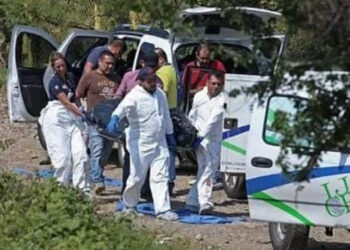 Cinco cuerpos fueron arrojados sobre la carretera Encarnación de Díaz en Jalisco
