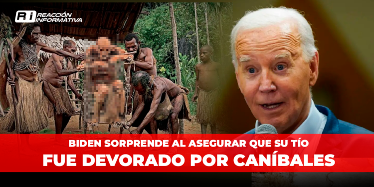 Biden sorprende al asegurar que su tío fue devorado por caníbales