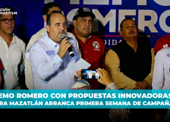 Memo Romero con propuestas innovadoras para Mazatlán arranca primera semana de campaña