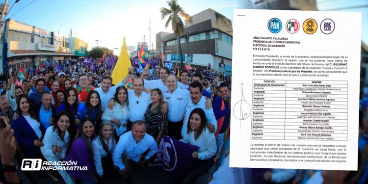 Esta es la plantilla que acompañará al candidato a la alcaldía de Mazatlán, Memo Romero