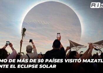 Turismo de más de 50 países visitó Mazatlán durante el eclipse solar