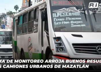 Sistema de monitoreo arroja buenos resultados en los camiones urbanos de Mazatlán