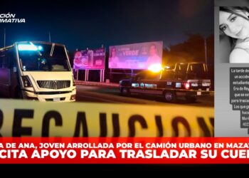 Familia de Ana, joven arrollada por el camión urbano en Mazatlán, solicita apoyo para trasladar su cuerpo