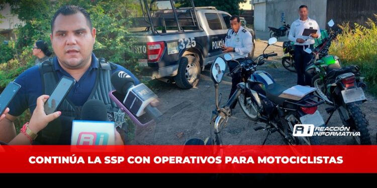 Continúa la SSP con operativos para motociclistas