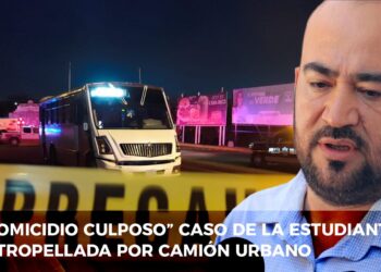 “Homicidio culposo” caso de la estudiante atropellada por camión urbano en Mazatlán