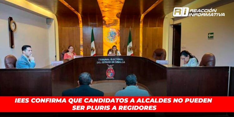 IEES confirma que candidatos a alcaldes NO pueden ser pluris a regidores; partidos tiene 72 horas para hacer ajustes