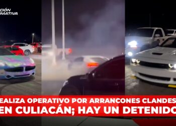 SSP realiza operativo por arrancones clandestinos en Culiacán; hay un detenido