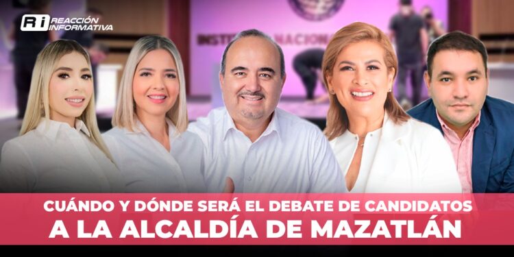 Entérate de cuándo y dónde será el debate de candidatos que buscan la alcaldía de Mazatlán