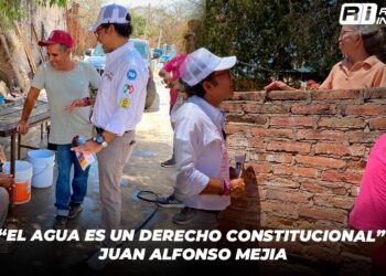 “El agua es un derecho constitucional” Juan Alfonso Mejía