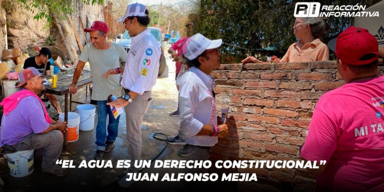 “El agua es un derecho constitucional” Juan Alfonso Mejía