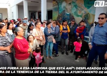 “Queremos fuera a esa ladrona que está ahí”: desplazados contra la directora de la tenencia de la tierra del H. Ayuntamiento de Mazatlán