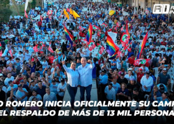 Memo Romero inicia oficialmente su campaña con el respaldo de 13 Mil Personas