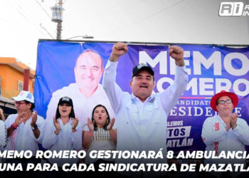 Memo Romero gestionará 8 ambulancias una para cada sindicatura de Mazatlán