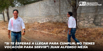 “Entre todos, la tarea es más fácil”; Juan Alfonso Mejía