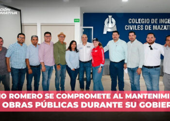 Memo Romero se compromete al mantenimiento de obras públicas durante su gobierno