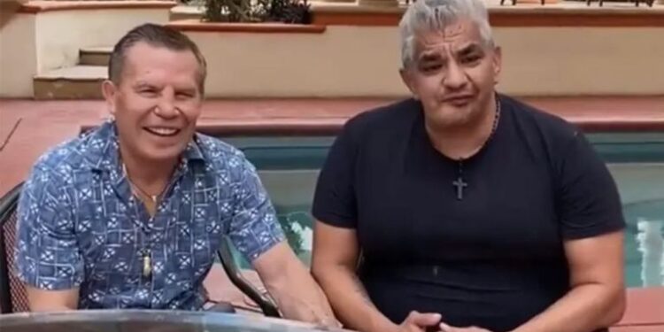 Shocker reaparece en proceso de rehabilitación junto a Julio César Chávez y manda mensaje