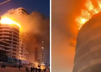 Bomberos controlan incendio en edificio de Playa Brujas, Mazatlán