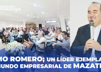 Desayuno empresarial destaca caso de éxito de Memo Romero