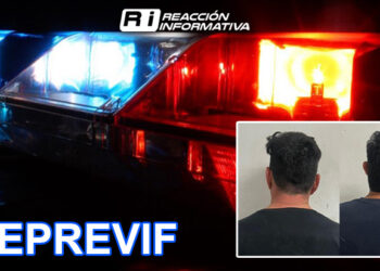 Elementos del Grupo UNEPREVIF ponen a disposición de la autoridad competente a dos hombres señalados de alertar el orden familiar