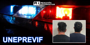 Elementos del Grupo UNEPREVIF ponen a disposición de la autoridad competente a dos hombres señalados de alertar el orden familiar