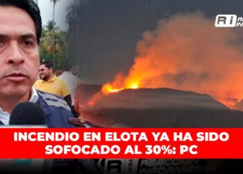 Incendio en Elota sofocado al 30%: PC