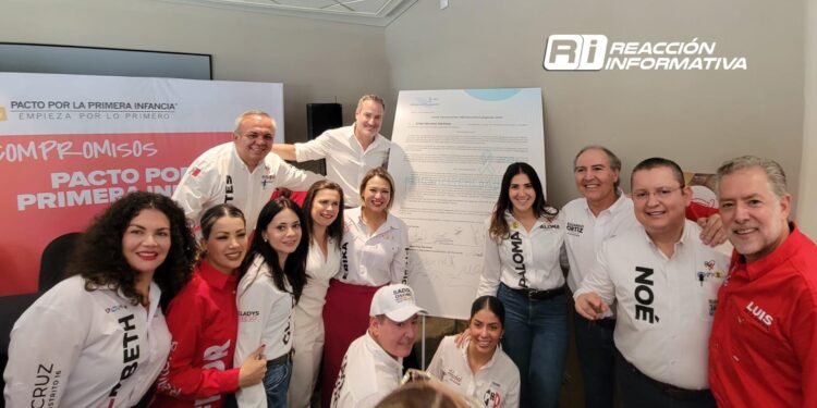 Firman candidatos de la alianza Fuerza y Corazón por México compromisos en atención al cáncer y primera infancia.