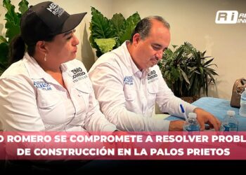 Memo Romero se compromete a resolver problemas de construcción en la Palos Prietos