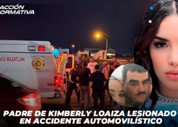 Padre de Kimberly Loaiza lesionado en accidente automovilístico