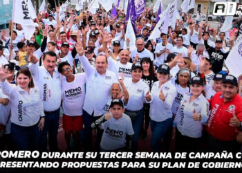 Memo Romero durante su tercer semana de campaña continúa presentando propuestas para su plan de gobierno