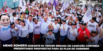 Memo Romero durante su tercer semana de campaña continúa presentando propuestas para su plan de gobierno