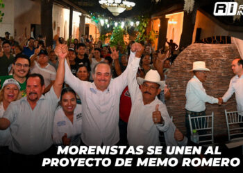 Morenistas se unen al proyecto de Memo Romero