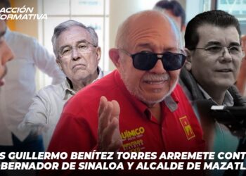 Benítez Torres critica la gestión del drenaje en Mazatlán; califica de “pelele” al alcalde