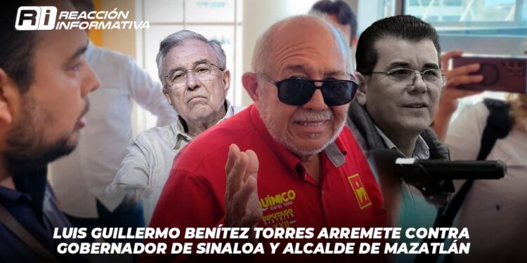 Benítez Torres critica la gestión del drenaje en Mazatlán; califica de “pelele” al alcalde